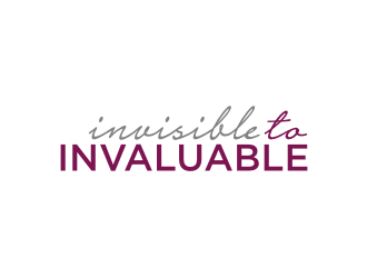 Invisible to Invaluable logo design by Barkah