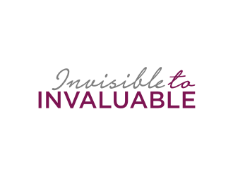 Invisible to Invaluable logo design by Barkah