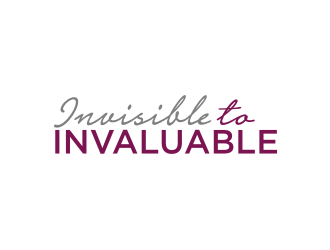 Invisible to Invaluable logo design by Barkah