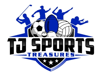 TJsportstreasures logo design by AamirKhan