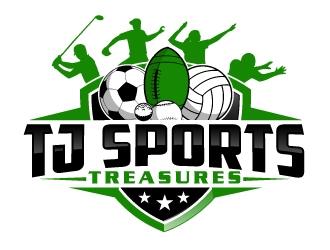 TJsportstreasures logo design by AamirKhan