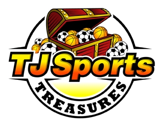 TJsportstreasures logo design by MAXR