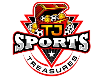 TJsportstreasures logo design by MAXR