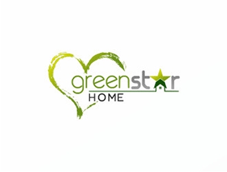 Green Star Home logo design by Ulid