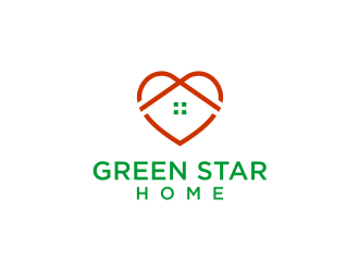 Green Star Home logo design by artery