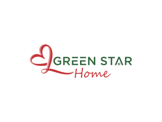 Green Star Home logo design by y7ce