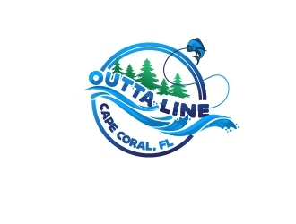 Outta Line      Cape Coral, FL logo design by dennnik