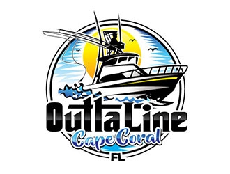 Outta Line      Cape Coral, FL logo design by gogo