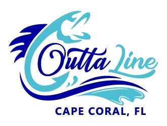 Outta Line      Cape Coral, FL logo design by MonkDesign