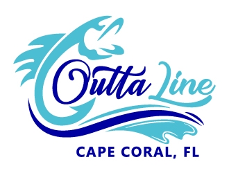 Outta Line      Cape Coral, FL logo design by MonkDesign