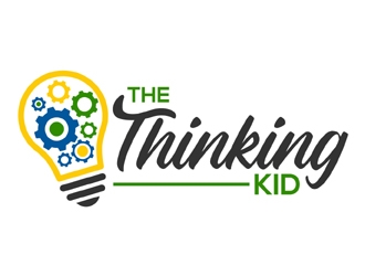 The Thinking Kid logo design by MAXR