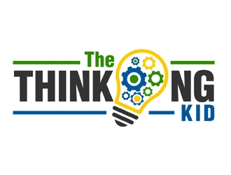 The Thinking Kid logo design by MAXR