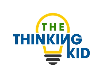 The Thinking Kid logo design by rokenrol