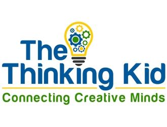 The Thinking Kid logo design by nikkl