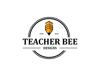 Teacher Bee Designs logo design by haidar