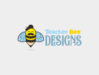 Teacher Bee Designs logo design by andriandesain