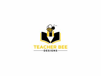 Teacher Bee Designs logo design by luckyprasetyo