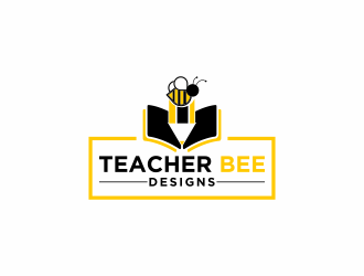 Teacher Bee Designs logo design by luckyprasetyo