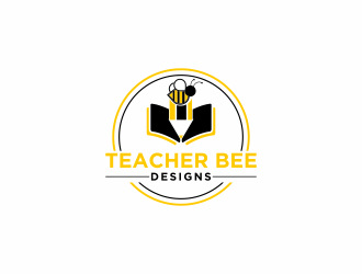 Teacher Bee Designs logo design by luckyprasetyo