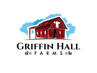 Griffin Hall Farms logo design by PRN123