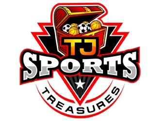 TJsportstreasures logo design by MAXR