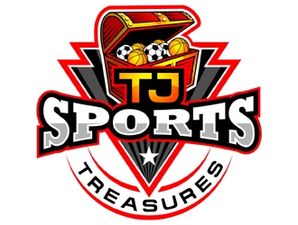 TJsportstreasures logo design by MAXR