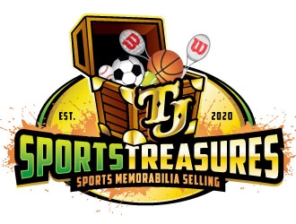 TJsportstreasures logo design by REDCROW