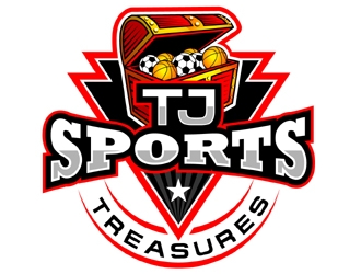 TJsportstreasures logo design by MAXR