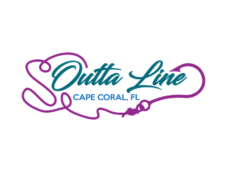 Outta Line      Cape Coral, FL logo design by nona