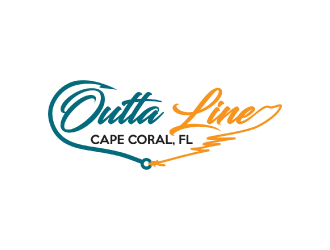 Outta Line      Cape Coral, FL logo design by nona