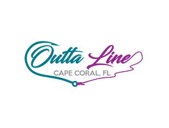 Outta Line      Cape Coral, FL logo design by nona