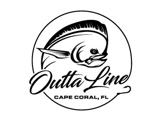 Outta Line      Cape Coral, FL logo design by daywalker