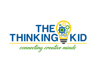 The Thinking Kid logo design by puthreeone