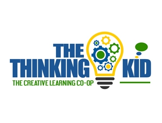 The Thinking Kid logo design by DreamLogoDesign