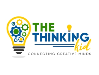 The Thinking Kid logo design by DreamLogoDesign