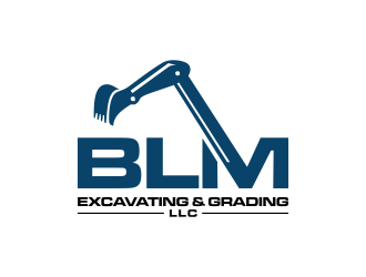 BLM Excavating & Grading LLC logo design by scolessi