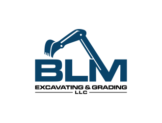 BLM Excavating & Grading LLC logo design by scolessi