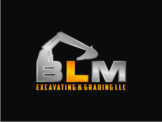 BLM Excavating & Grading LLC logo design by bricton