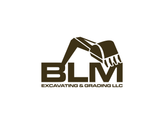 BLM Excavating & Grading LLC logo design by RIANW