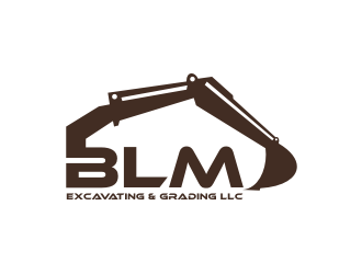 BLM Excavating & Grading LLC logo design by Sheilla