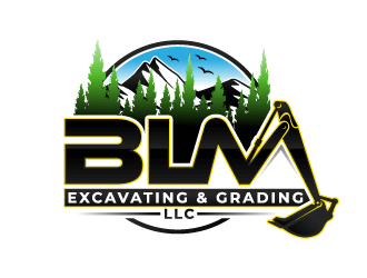 BLM Excavating & Grading LLC logo design by Suvendu