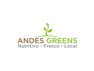 Company name: ANDES GREENS . Slogan: Nutritivo - Fresco - Local logo design by Diancox