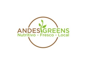 Company name: ANDES GREENS . Slogan: Nutritivo - Fresco - Local logo design by Diancox