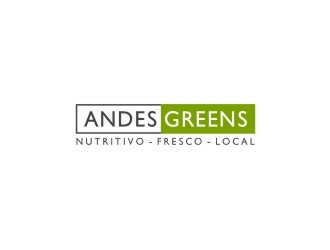 Company name: ANDES GREENS . Slogan: Nutritivo - Fresco - Local logo design by bricton