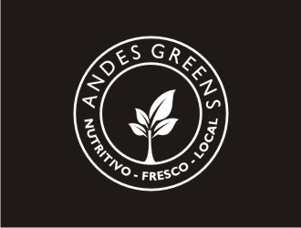 Company name: ANDES GREENS . Slogan: Nutritivo - Fresco - Local logo design by bricton