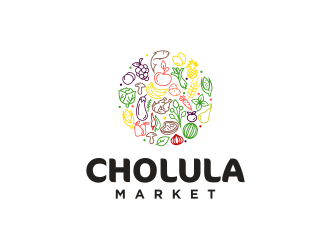 Cholula Market logo design by restuti