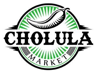 Cholula Market logo design by MAXR