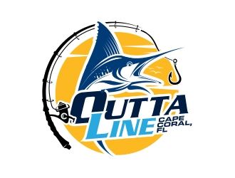 Outta Line      Cape Coral, FL logo design by MarkindDesign