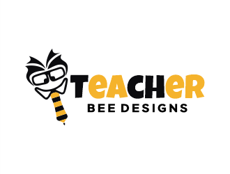 Teacher Bee Designs logo design by Gwerth