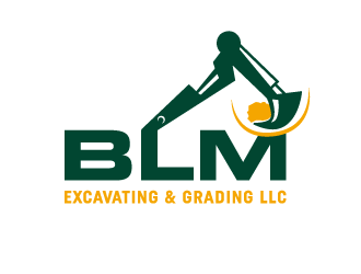 BLM Excavating & Grading LLC logo design by akilis13